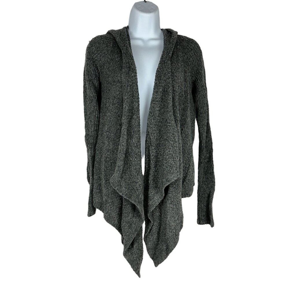 Abercrombie & Fitch Women's Grey Hooded Cardigan Sweater XS